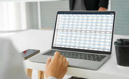 Planilha de balanço do negócio