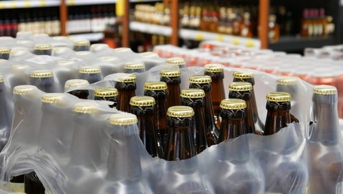 garrafas de cerveja sem álcool