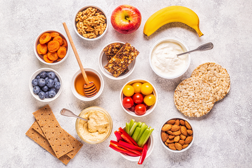 Ingredientes para lanches saudáveis