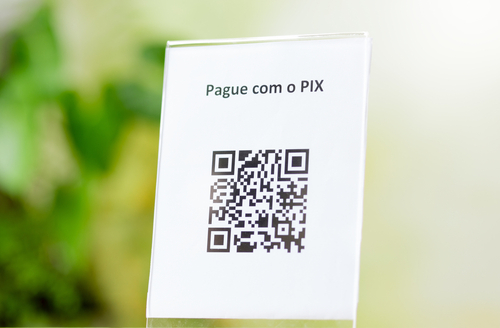 Plaquinha com QR Code de Pix - Tipos de Pix